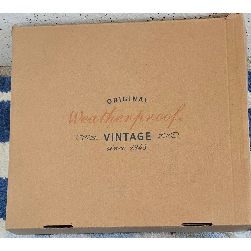 Weatherproof Vintage Jack‎ Mens Black Duck Boots Cold Weather Lace Up Size 8 M
